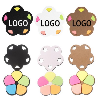 Flower Shape Sticky Notes