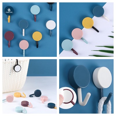 Multifunctional Sticky Wall Hook Plastic Clip