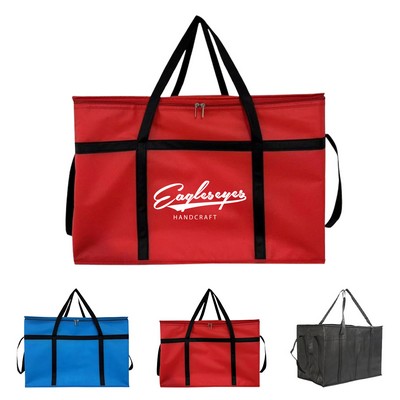 Large Foldable Insulated Grocery Tote Bag