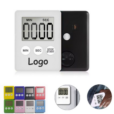 Kitchen Digital Timer With Magnetic Backing