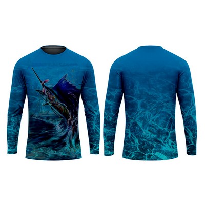 Fully Sublimated Long Sleeve Fishing Tee