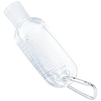 Portable Clip-On Hand Sanitizer with Carabiner