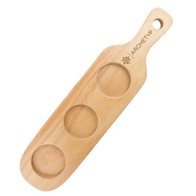 Wood Wine Tasting Paddle # 2