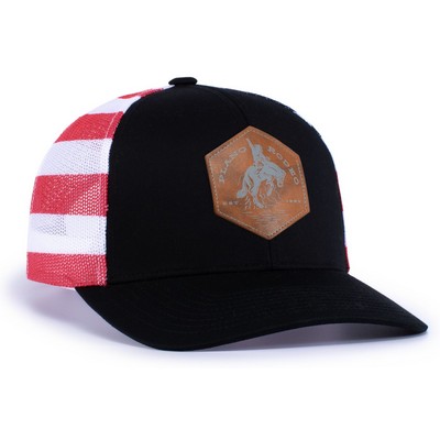 Pacific Headwear Printed Trucker Cap