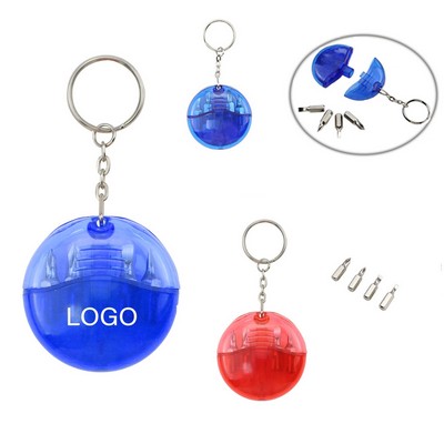 Mini 4-in-1 Screwdriver Tool Set w/Keychain