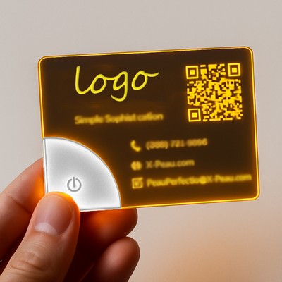 Light-Up Acrylic Business Card