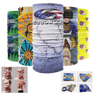 Mini Order Full Color Multi-function Seamless Cycling Buff/Scarf