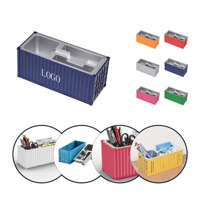 Shipping Container Pen Holder
