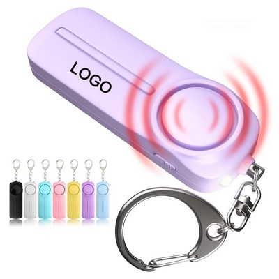 Self Defense Safesound Personal Alarm Keychain 130dB Siren Safety Protection Device with LED Light