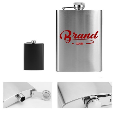 Premium 8 Oz. Stainless Steel Flask