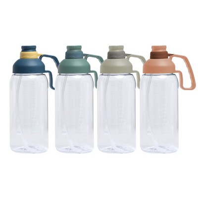 Large Capacity Sports Bottle with Handle – 61.5 Oz.