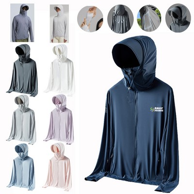 Sun Protection Fishing Long Sleeve Outdoor Jacket