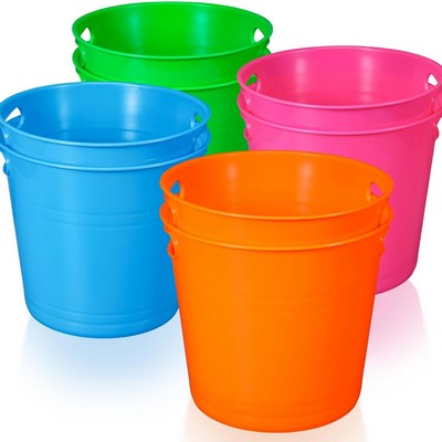 Round Plastic Ice Bucket