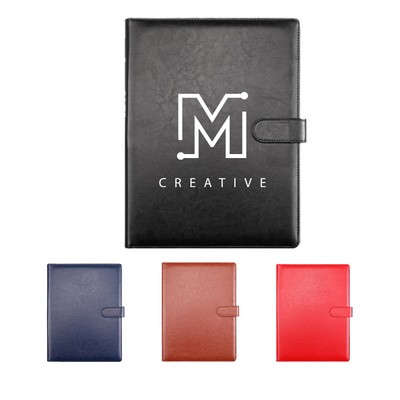 PU Leather Magnetic Clasps Folder
