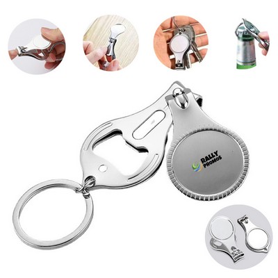 Nail Clipper With Bottle Opener