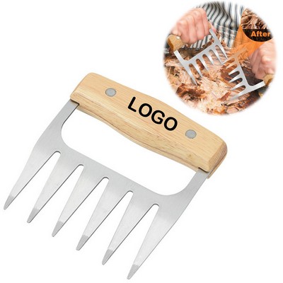 Meat Shredder Claws With Wood Handle