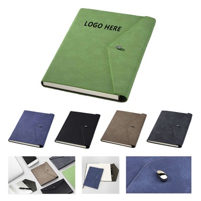 Classic PU Leather Notebook with Vintage Charm