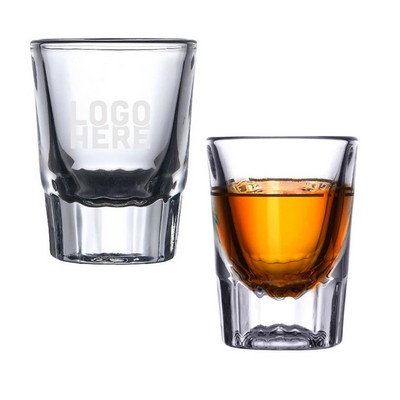 2Oz Fluted Whiskey Shot Glass