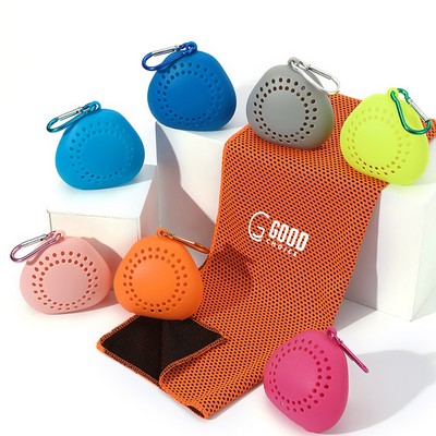 Ice Cooling Quick Dry Towels w/ Silicone