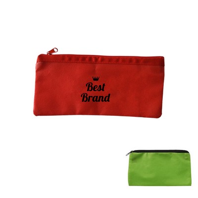 Non - Woven Zippered School Pouch