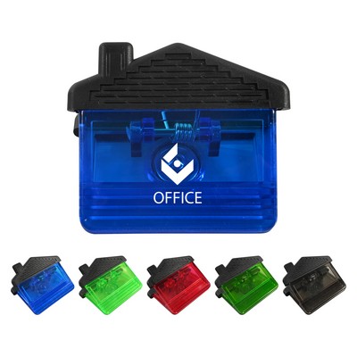 House-Shaped Magnetic Memo Clip