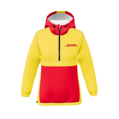 Women's/Girls Half Zip Rain Jacket