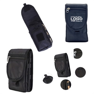 Three Layer Belt Cell Phone Pouch