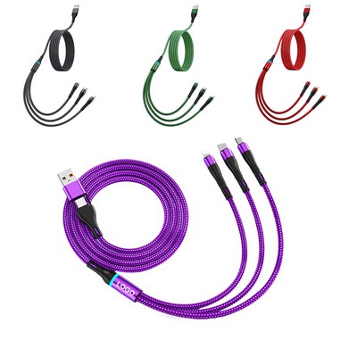 3" 2 Fast Charging Cable with LED Light - By Air