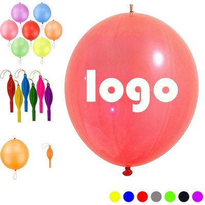 18" Punch Balloons w/Rubber Band Handle