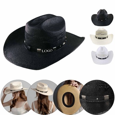 Breathable Western Straw Hat