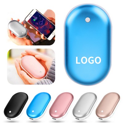 Dual-Purpose 2400mAh Portable Hand Warmer & Charger