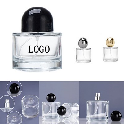 50mL Transparent Perfume Refillable Glass Spray Bottle