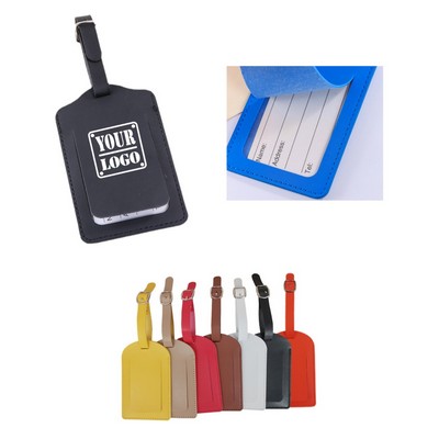 Fashionable leather luggage Tag