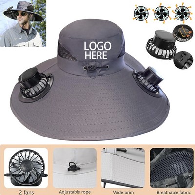 Solar Powered Fan Hat Fishing Hats