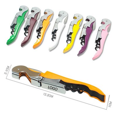 Stainless Steel Seahorse-Shaped Wine And Beer Bottle Opener With A Small Knife