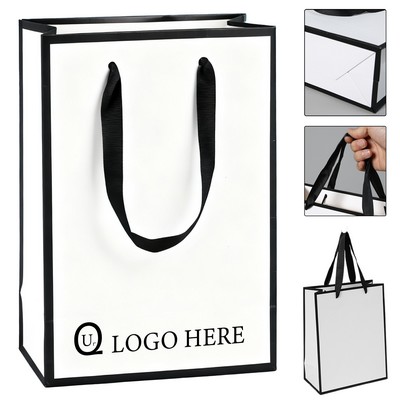 White Kraft Paper Tote Bag