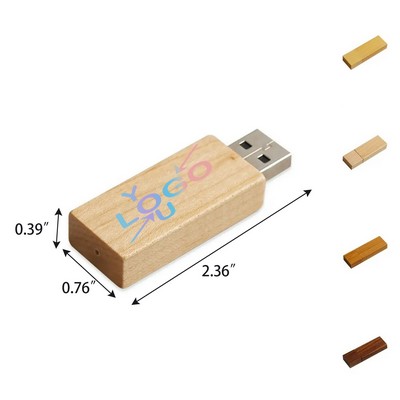 64GB Wooden USB Drive