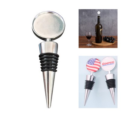 Custom Zinc Alloy Wine Bottle Stoppers