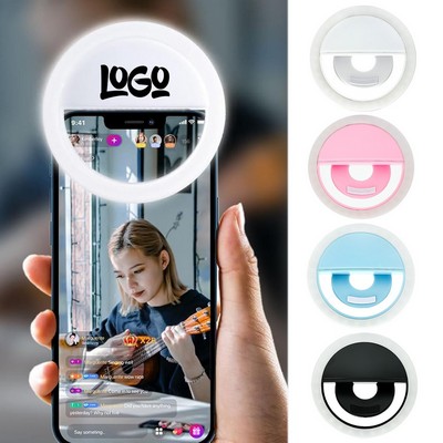 Round Mobile Phone LED Selfie Light