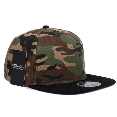 Camo Snapback Hat Urban Headwear