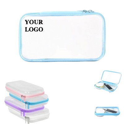 Transparent Zipper Storage Box