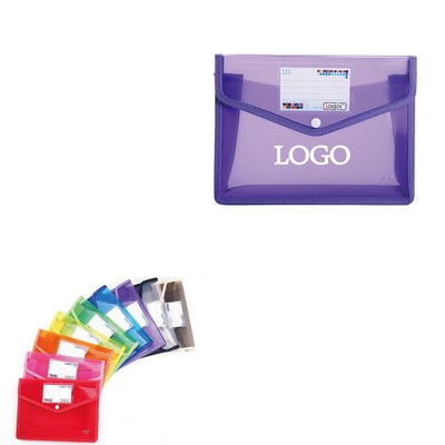 A4 File Folders With Label Pocket