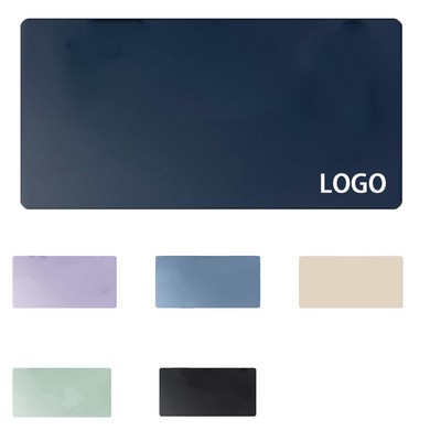 Aothia PU Leather Desk Pad Protector Non Slip Waterproof Office Home