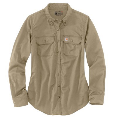 Carhartt 102459 Womens FR Rugged Flex® Twill LS Shirt