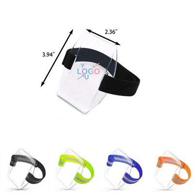 PVC Armband ID Badge Case