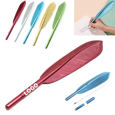 Elegant Feather Design Ballpoint Pen