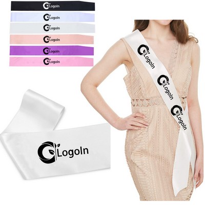 Party Bride Shoulder Sashes