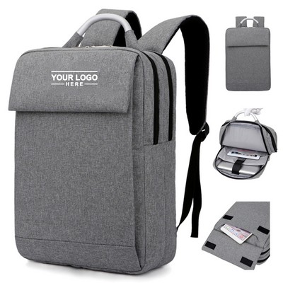 Business Laptop Backpack with USB Port, Slim Travel Computer Bag for Work and School