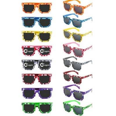 Pixel Sunglasses Vedio Game Style Glasses Party Favors