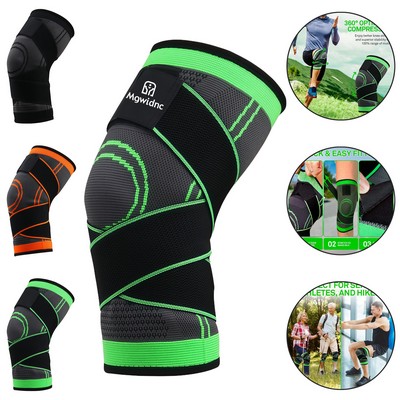Adjustable Compression Knee Brace for Running